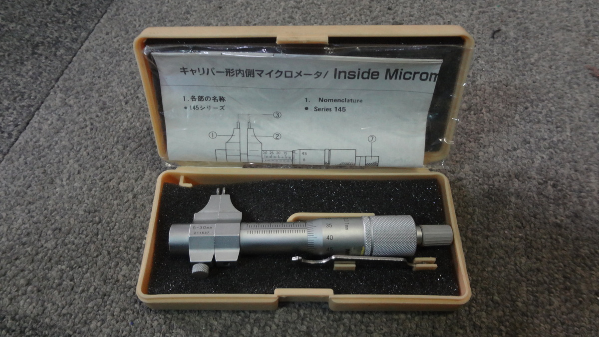  R510 Mitutoyoキャリパー型内側マイクロメーターIMP-30 145~185(ノギス、マイクロメーター)｜売買されたオークション情報、yahooの商品情報をアーカイブ公開 - オークファン ノギス、マイクロメーター