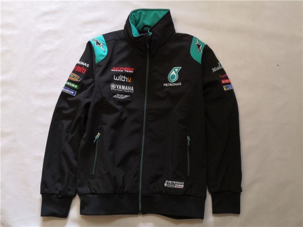 PETRONAS YAMAHA】 ソフトシェル ジャケット M 4moto® - Petronas