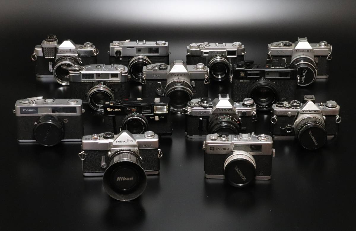 フィルムカメラ 一眼レフカメラ まとめて13点 Canon FT QL Minolta SR