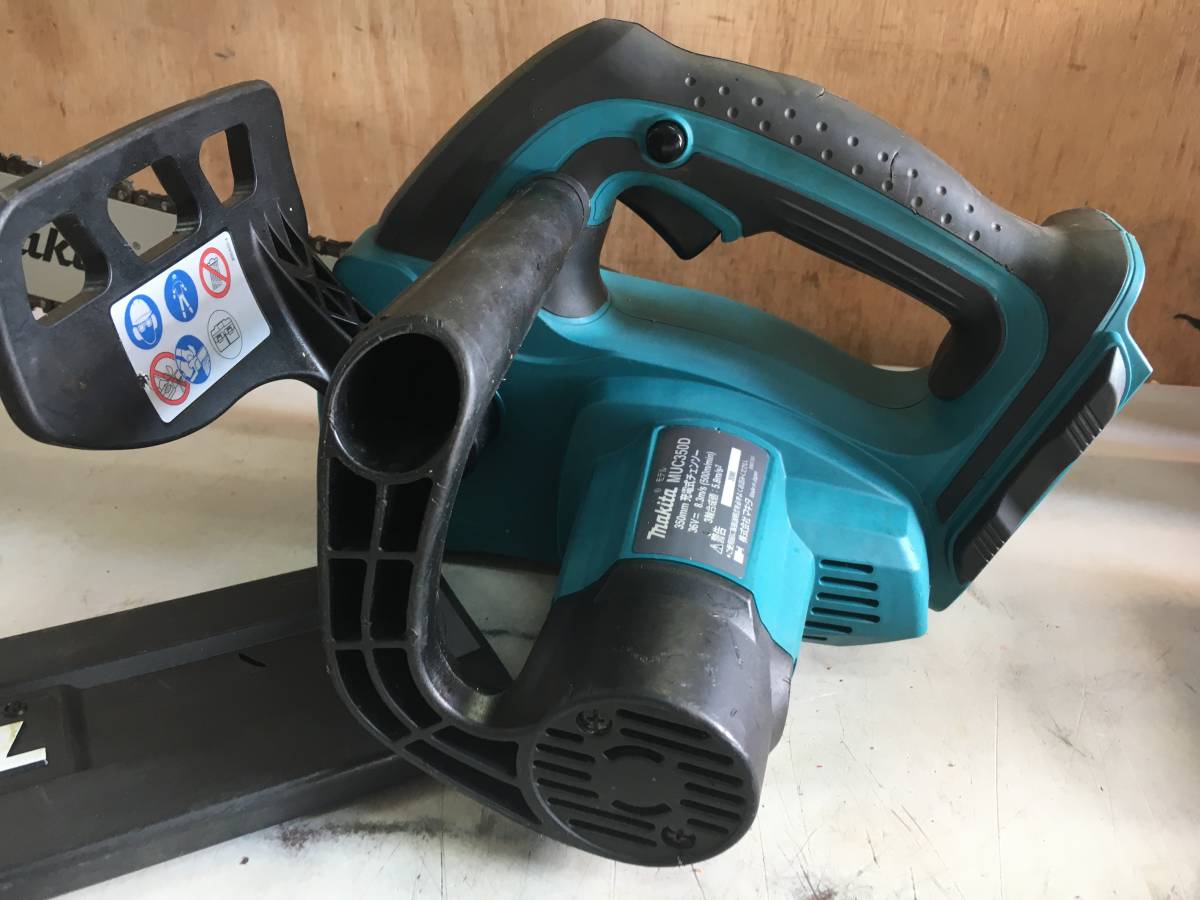 美品 BU872 makita/マキタ 36Ｖ充電式 チェーンソー MUC350D 350mm チェンソー マキタ 充電式ブロワ集じん機 18V １８Ｖ×２本 充電式草刈機 MUR368ADZの通販｜充電式の草刈り機・刈