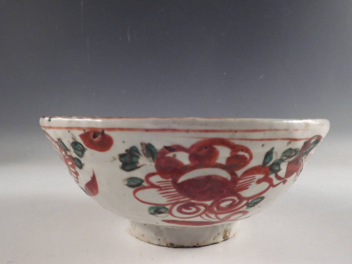 古W355 在銘 粉彩花弁紋碗 Matungart FenCai粉彩 Shop - GEZ104コレクター