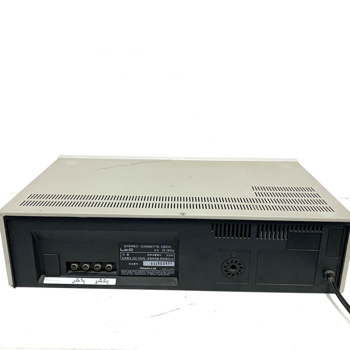 日立 ローディ Lo-D カセットデッキ Dカセットデッキ D-90s STEREO