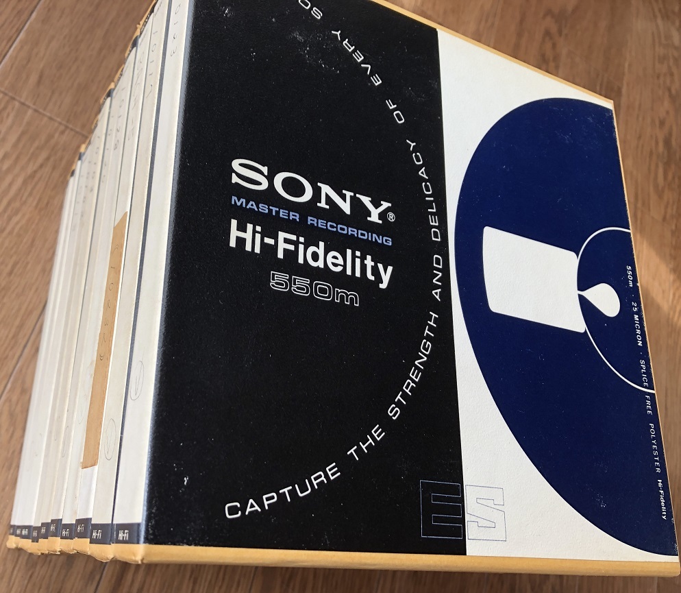 SONY オープンリールテープ PRA-52-185 10本セット　元箱付き SONY オープンリールテープ PRA-52-185 10本セット 元箱付き SONY