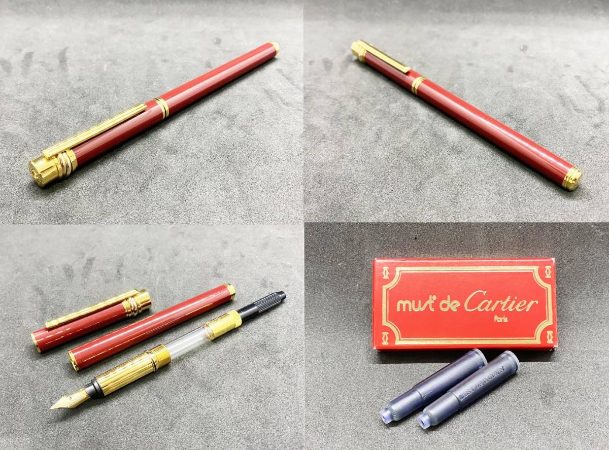 超希少！売り切り！☆カルティエ Cartier トリニティ ペン先18K 万年筆 