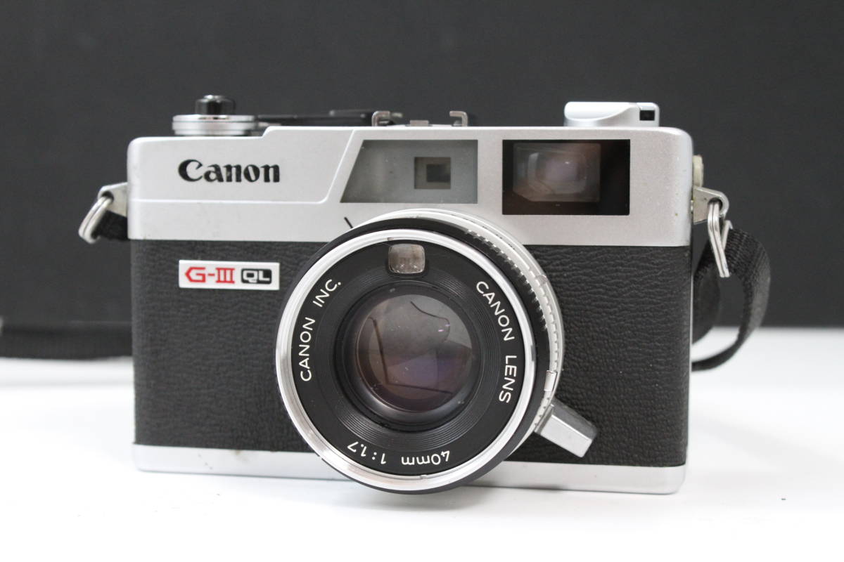 限定セール，定番 シャッター/露出計OK キャノン Canon Canonet QL17 G-III QL 40mm F1.7(キヤノン)｜売買されたオークション情報、yahooの商品情報をアーカイブ公開 - オークファン キヤノン