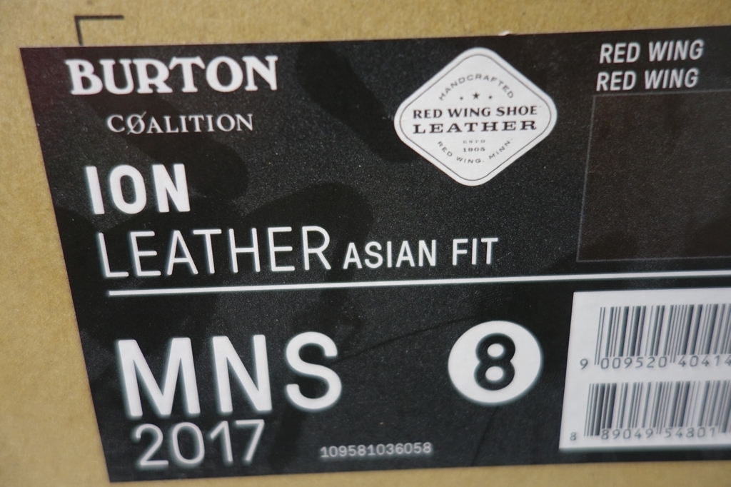 中古 人気モデル 16/17 BURTON ION LEATHER ASIAN-FIT 26cm