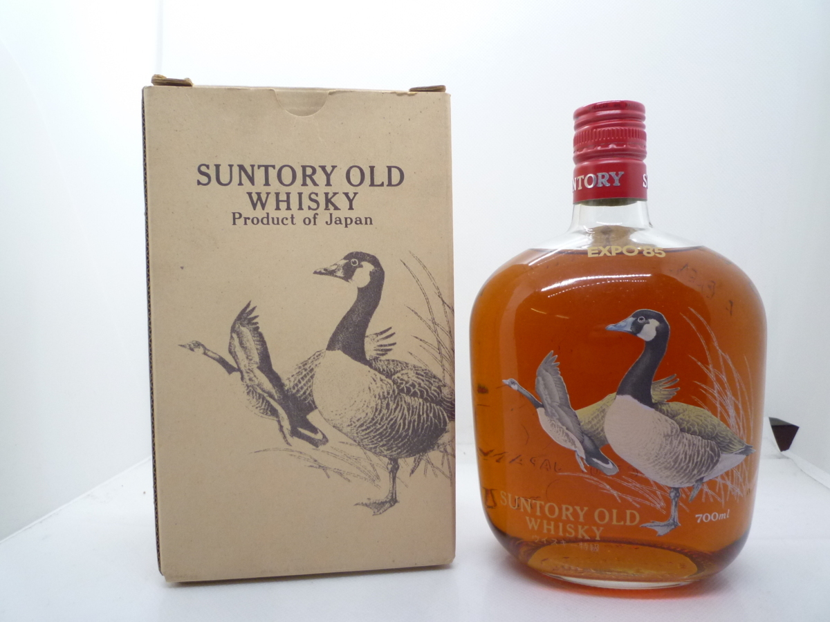 SALE，安い 未開栓 古酒 1000円スタート SUNTORY サントリー OLD WHISKY オールド ウイスキー EXPO'85/700ml 43%/1175(日本)｜売買されたオークション情報、yahooの商品情報をアーカイブ公開 - オークファン 日本