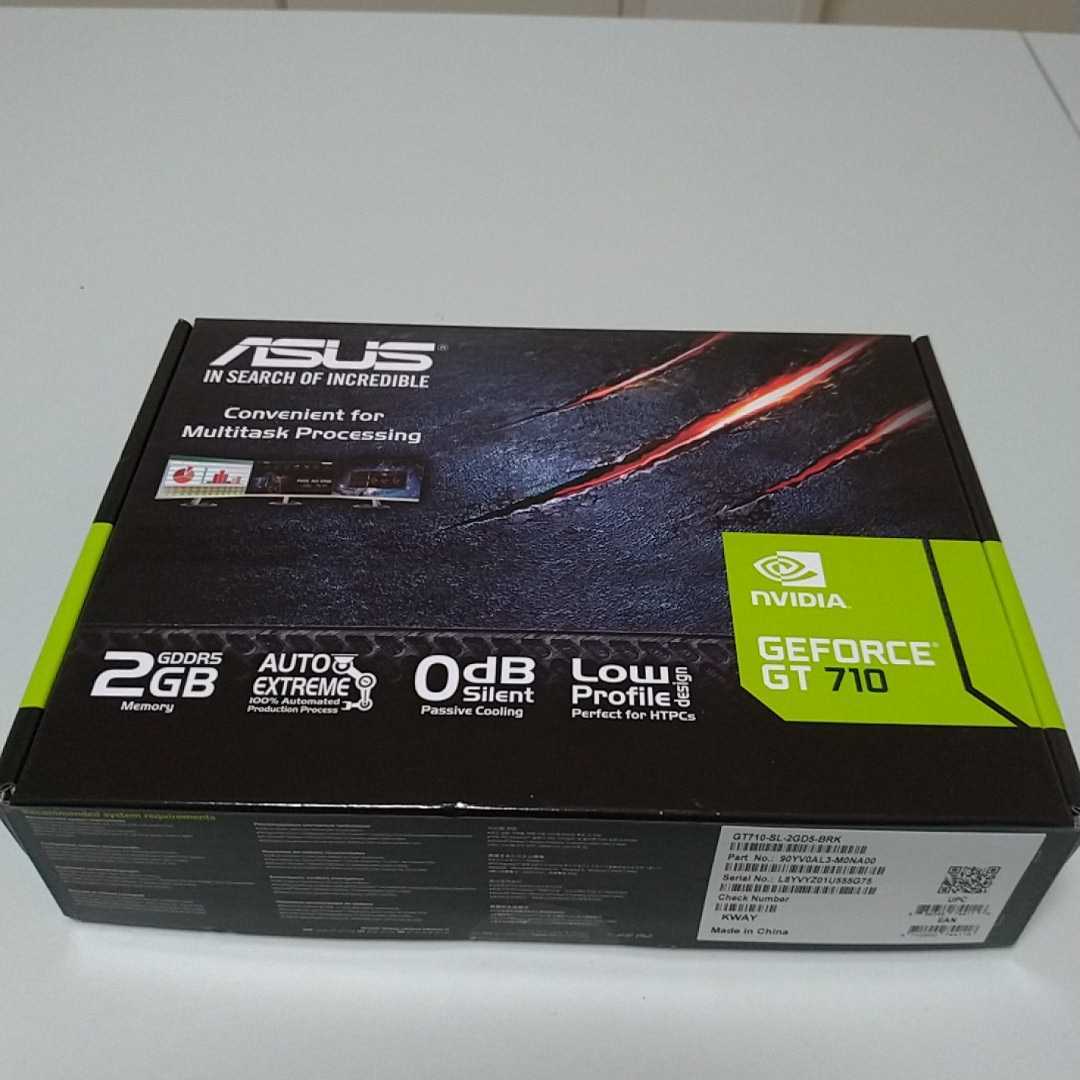 ASUS GeForce gt710NVIDIA 2GBグラフィックボード _1