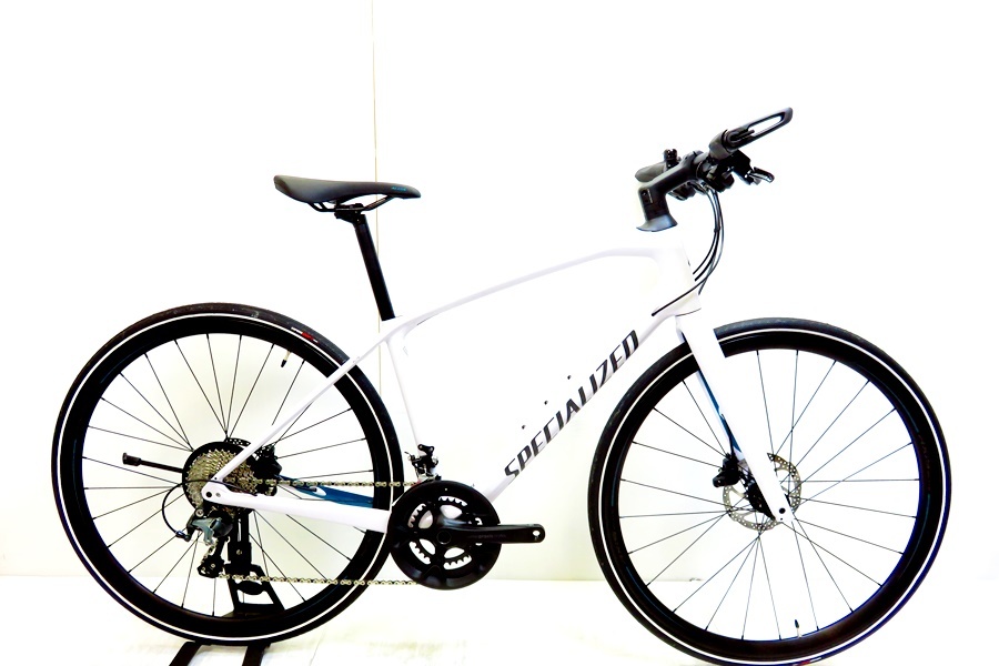 徳山)スペシャライズド SPECIALIZED WOMEN'S SIRRUS ELITE CARBON 2019年頃モデル クロスバイク Mサイズ 10速 ホワイト