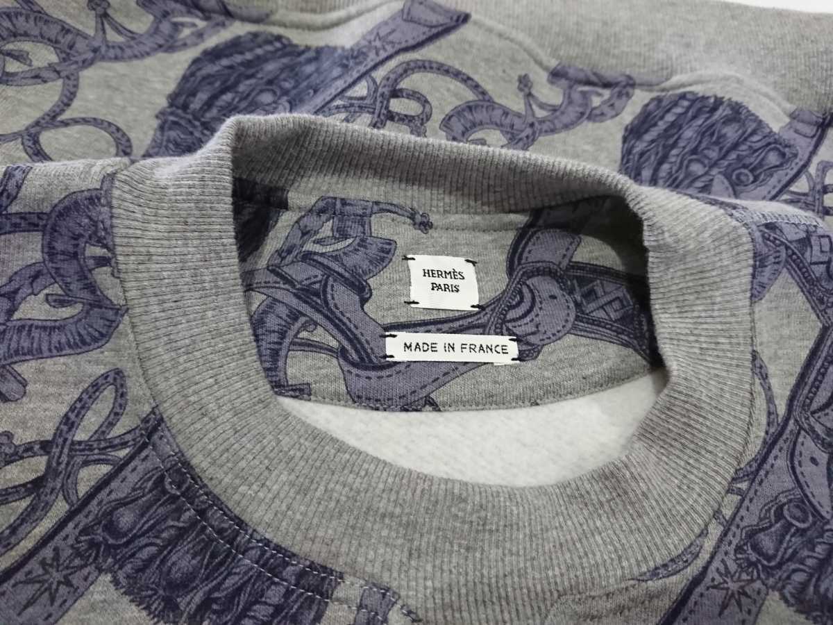 HERMES☆エルメス☆2020AW最新作 プリント スウェットシャツ  