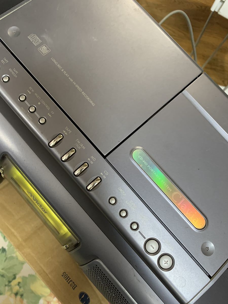 CD/MDラジカセ Victor Clavia RC-X5MD-W Victor