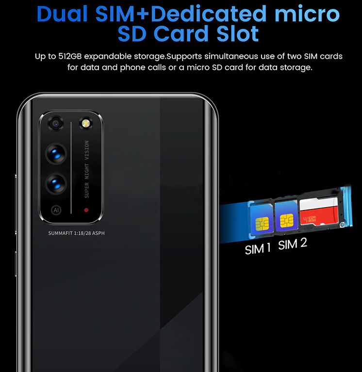 ☆新品☆ X10 pro 高性能中国製スマートフォン 8GB・256GB デュアルシム SIMフリー EU国際版 GooglePlayストア グーグルパーツ 日本語対応_4