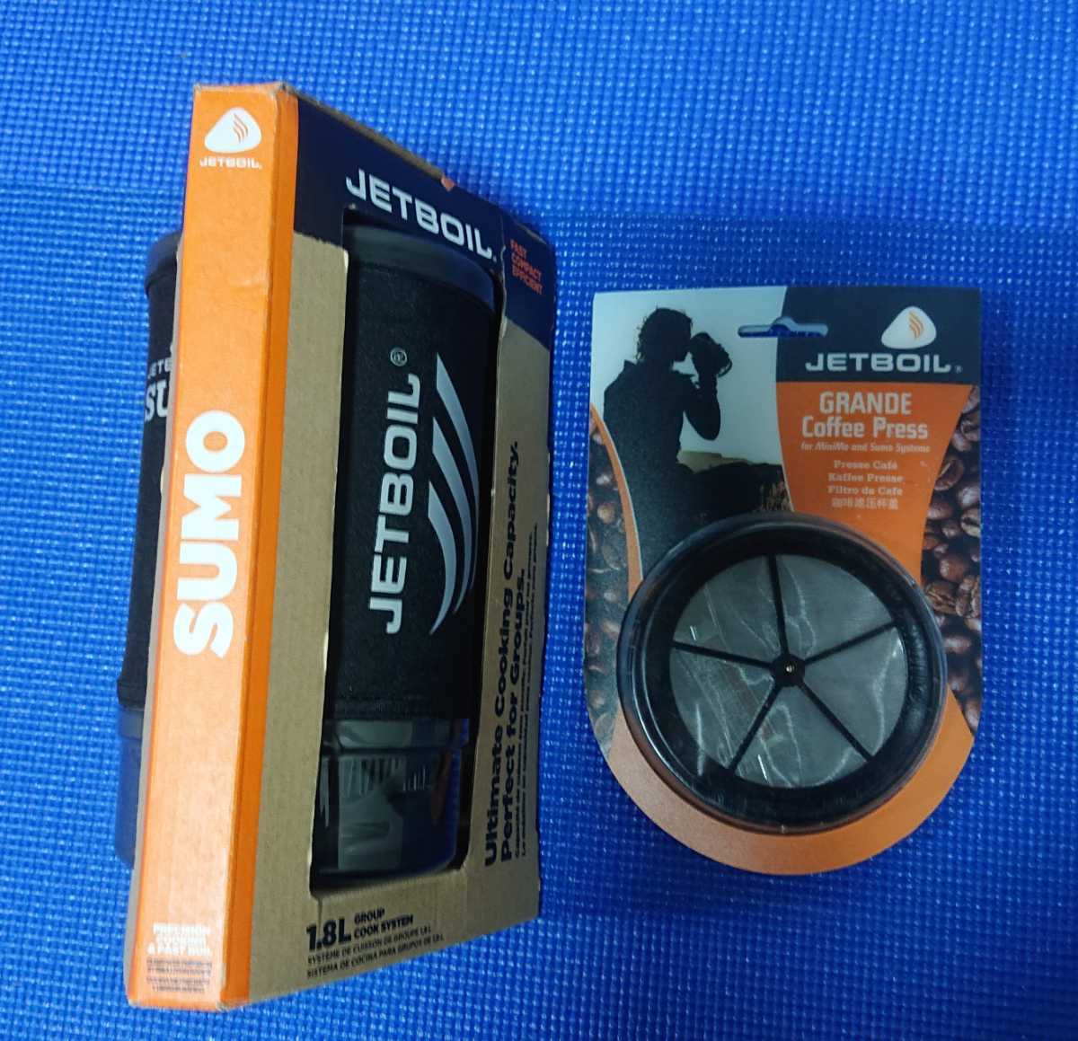 【定番人気，2026】 モンベル JETBOIL ジェットボイル SUMO スモ ブラック mont-bell コーヒープレス付き(カセットボンベ)｜売買されたオークション情報、yahooの商品情報をアーカイブ公開 - オークファン カセットボンベ