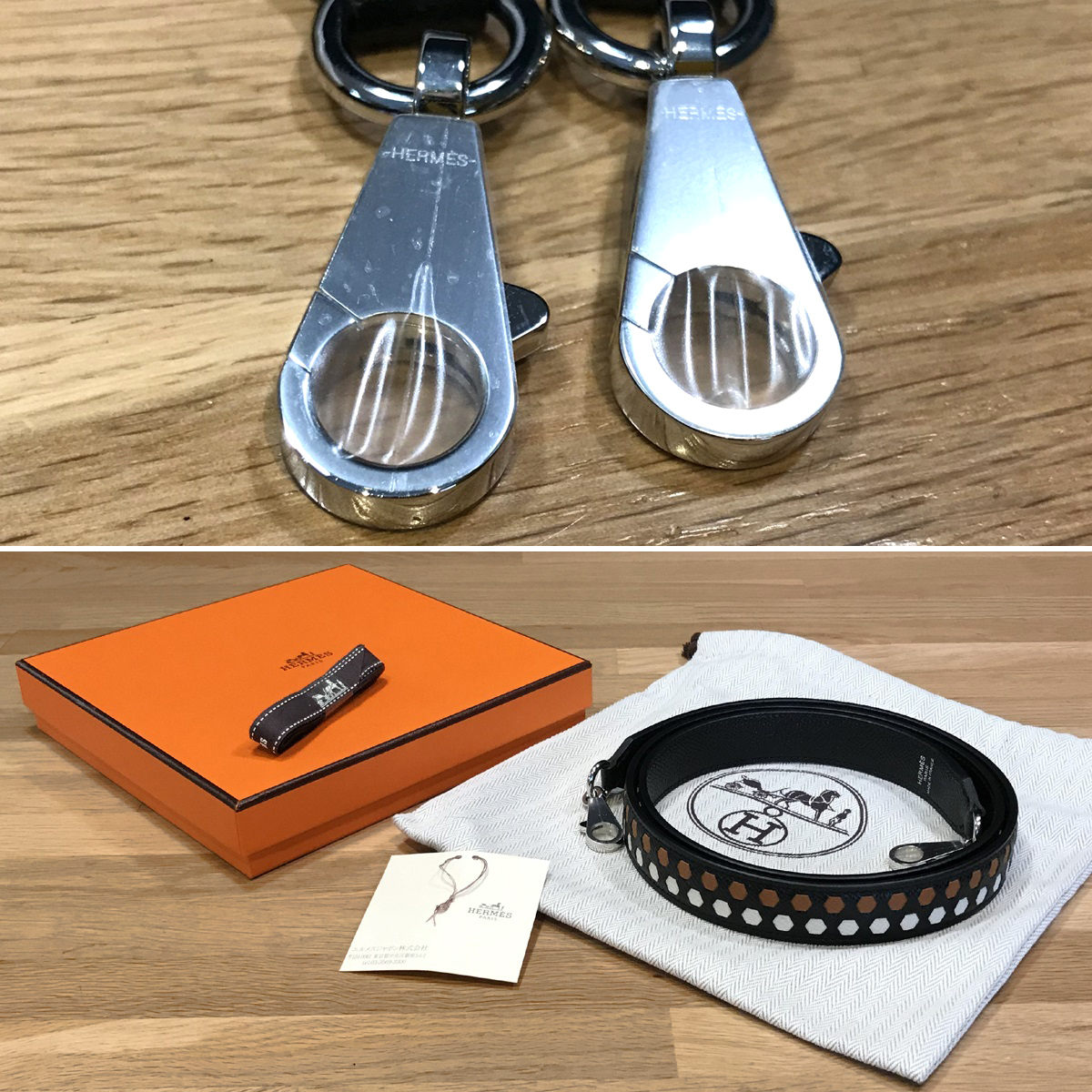 トレサージュ バンドリエール エルメス Sランク HERMES ドゥ HERMES