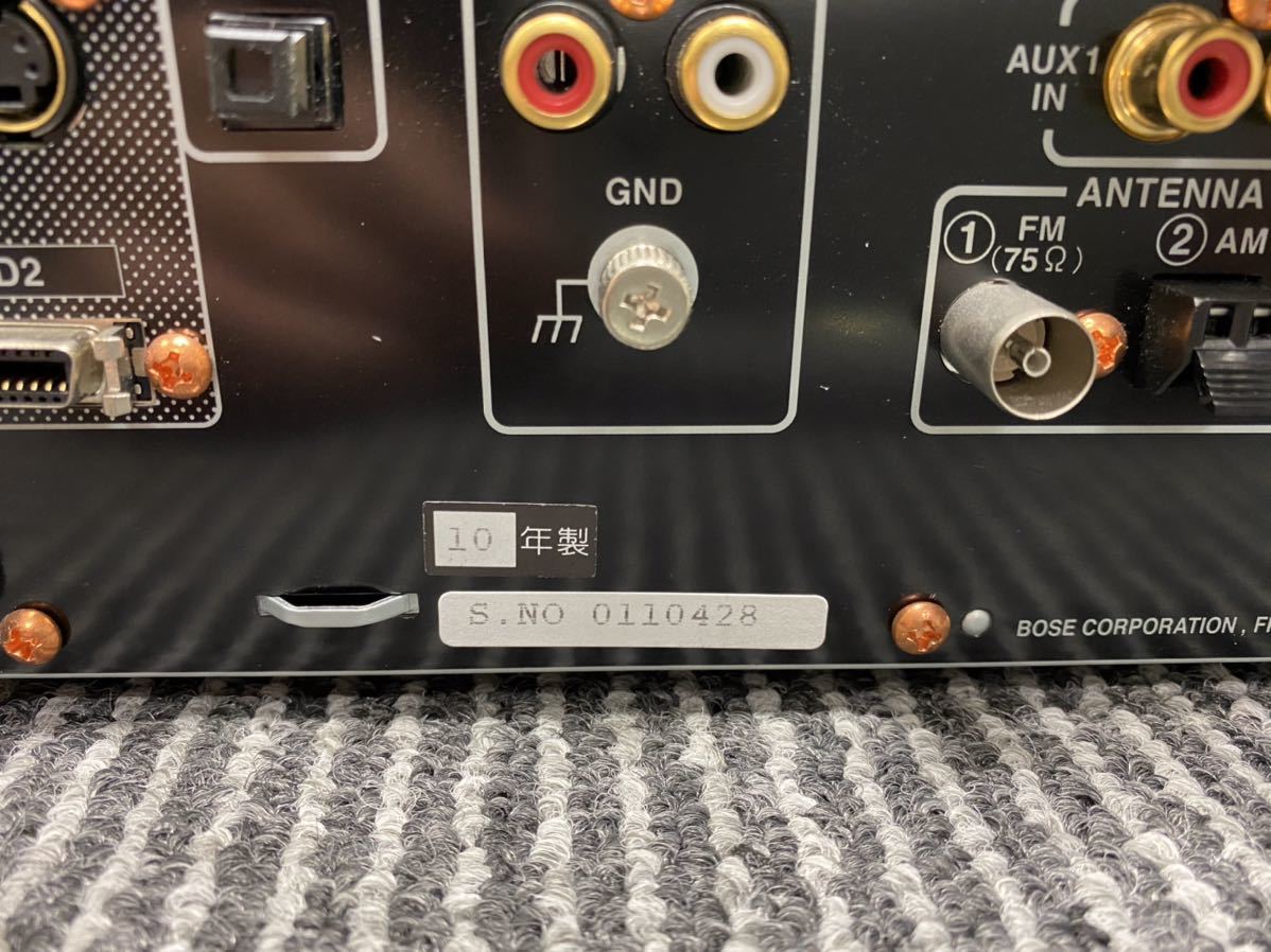 BOSE CD/DVDレシーバーアンプ PLS-1610 動作品 08年製