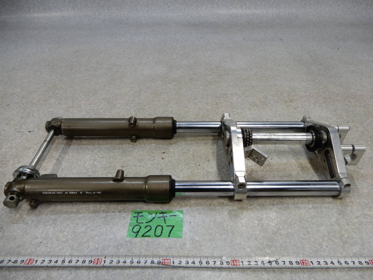 9207　12V　モンキー50　社外　タケガワ　フロントフォーク　武川　TAKEGAWA　160サイズ　Z50J　ホンダ Yahoo!オークション PARTS &frasl; φ30フロント φ27フロント Φ27正立フォーク(ドラム)用ディスクブレーキ