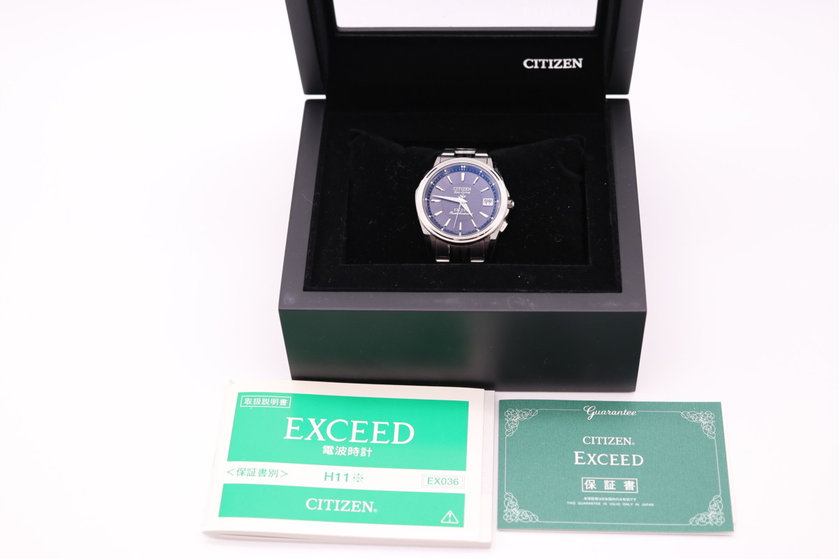 極 CITIZEN シチズン EXCEED エクシード H111 T011390 電波ソーラー 