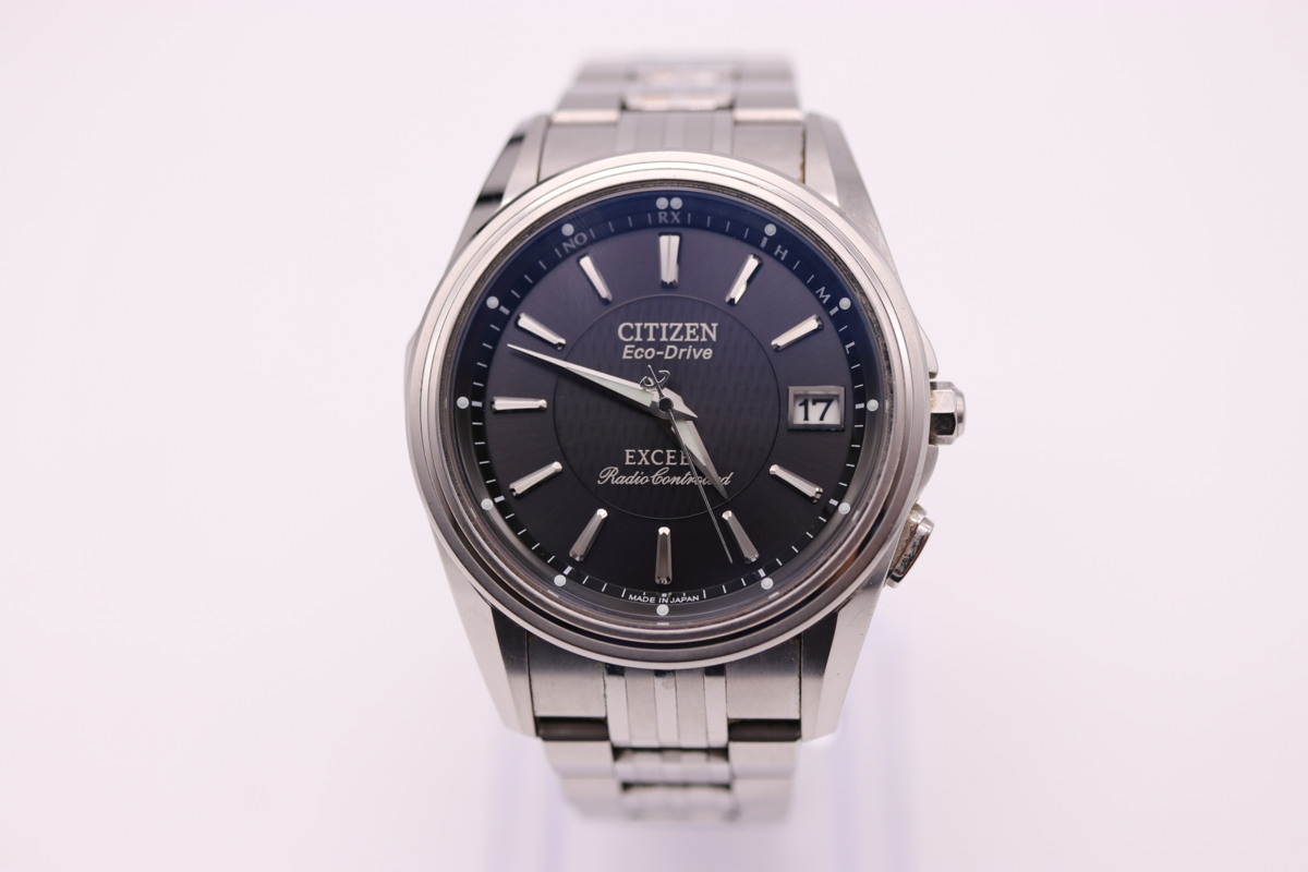 極 CITIZEN シチズン EXCEED エクシード H111 T011390 電波ソーラー 
