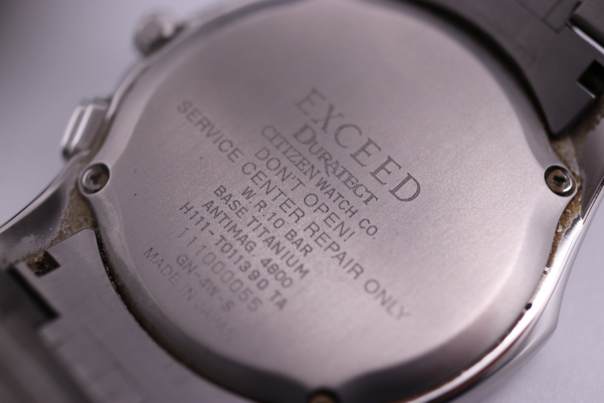 極 CITIZEN シチズン EXCEED エクシード H111 T011390 電波ソーラー 