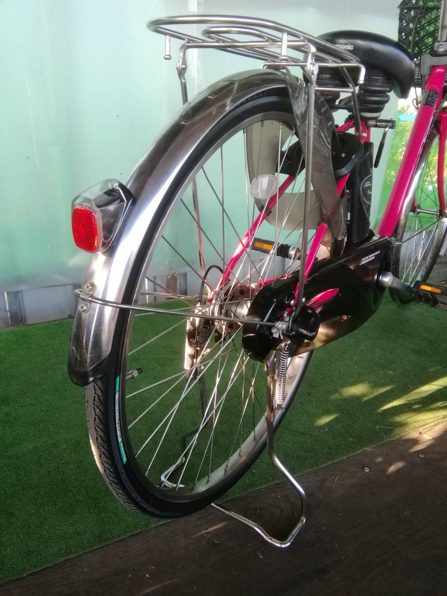 【87】電動自転車 Panasonic vivi DX ピンクレッド パナソニック 電動自転車 ViVi DX 26インチ ピンク 【公式通販】