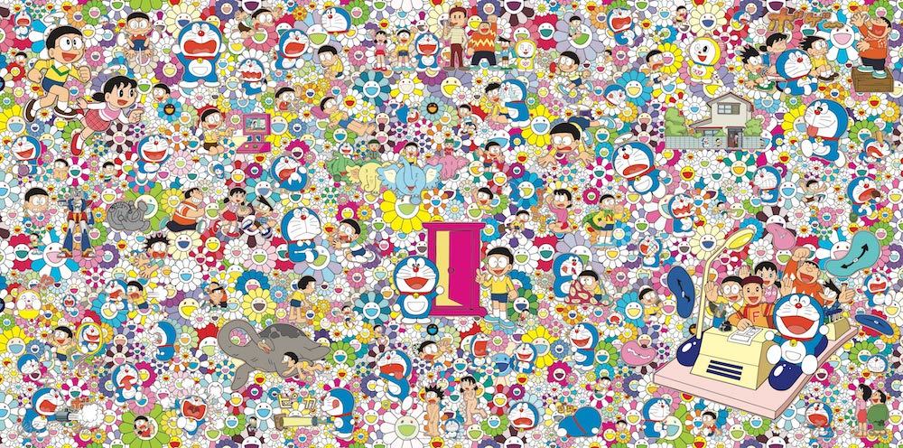 村上隆 ドラえもん ポスター あんなことこんなこと こなせる できたら 