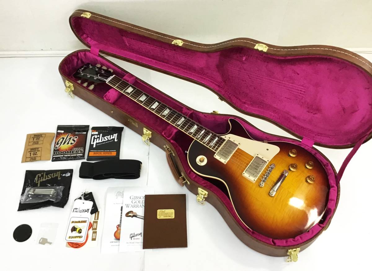 定番，限定セール 0686 Gibson Custom Shop 2016 Standard Historic 1958 Les Paul Standard Reissue VOS Bourbon Burst ギター ハードケース付き ギブソン(ギター)｜売買されたオークション情報、yahooの商品情報をアーカイブ公開 - オーク その他