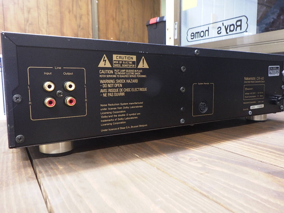 今なら即発送 Nakamichi ナカミチ CR-40 カセットデッキ ジャンク