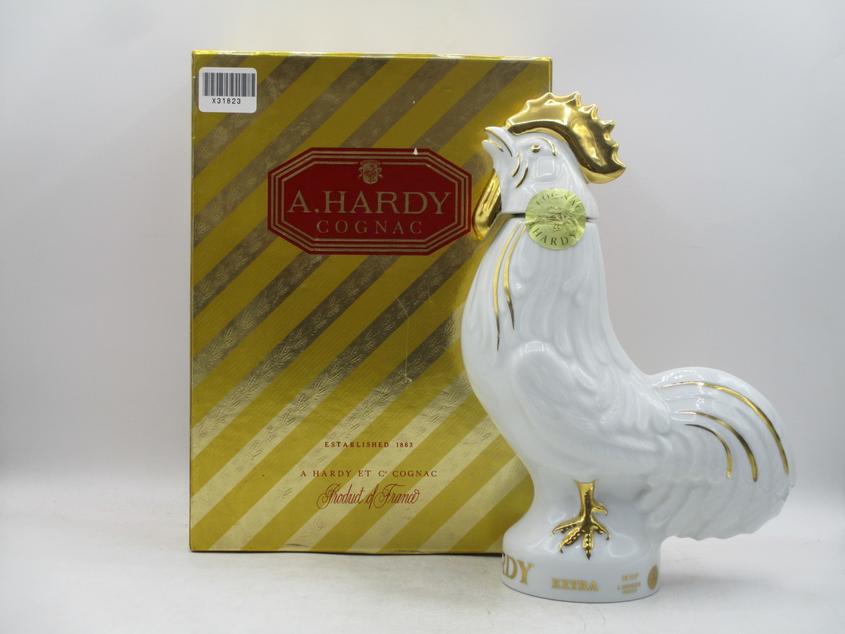 A.HARDY EXTRA ハーディ エクストラ リモージュ製 白 鶏ボトル