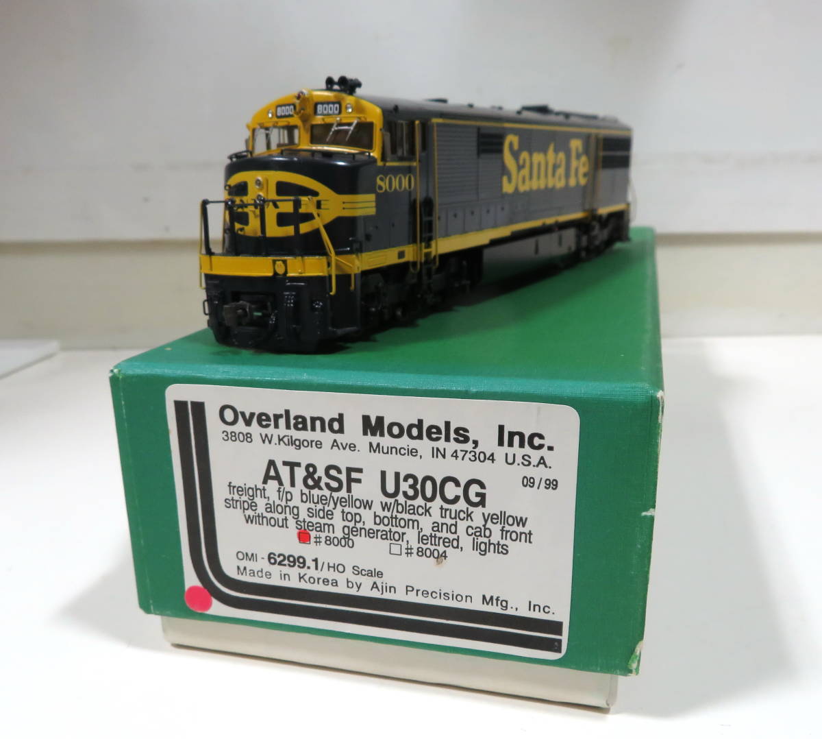 【動力有】新品　アサーン　HOゲージ　Santa Fe 601 C44-9W 動力有】新品 アサーン HOゲージ Santa Fe 601 C44-9W 動力有】新品