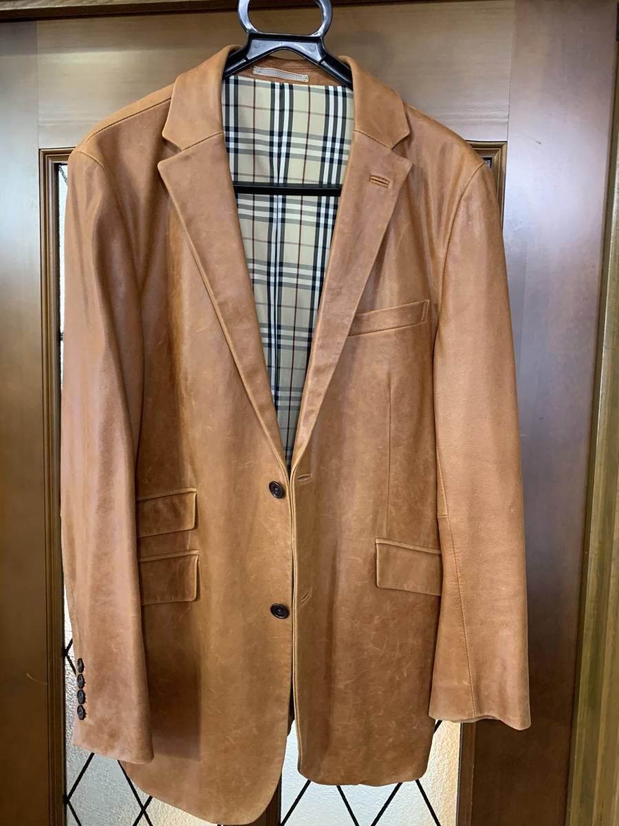 Burberry black label羊革【中古】ジャケットL 【公式通販】