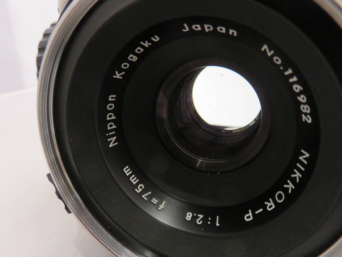 F2.8 75mm ゼンザブロニカ Bronica S2 Zenza NIKKOR-P ZENZA ⁄ +