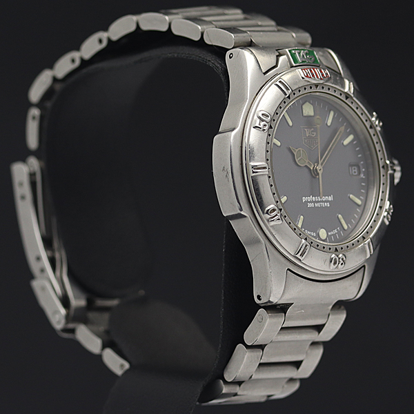 タグホイヤー 1円 稼働 QZ プロフェッショナル200M TAG HEUER デイト 1
