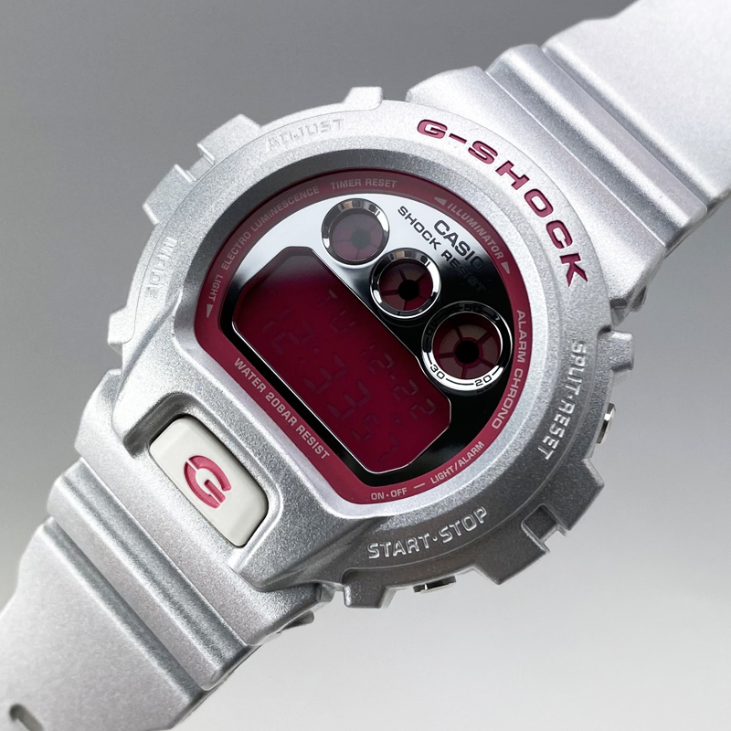 CASIO G-SHOCK DW-6900CB-8JF クレイジーカラーズ シルバー×ピンク 銀