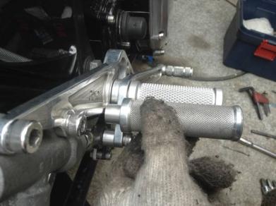 PMCバックステップ用、ショートステップバー左右(2個） Z1/Z2/KZ1000