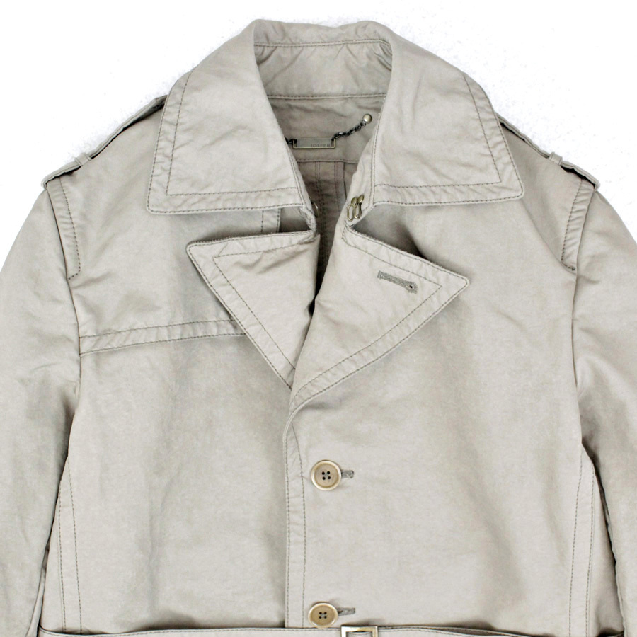 参考価格 86 900 極 Joseph Homme ジョセフオム 製品染め シングル トレンチコート ベージュ 風合い抜群 46 M Mサイズ 売買されたオークション情報 Yahooの商品情報をアーカイブ公開 オークファン Aucfan Com