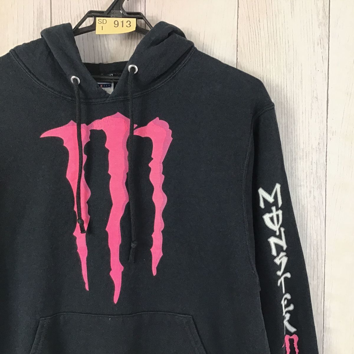 SD1-913◇配色◎◇袖プリント【MONSTER ENERGY モンスターエナジー 