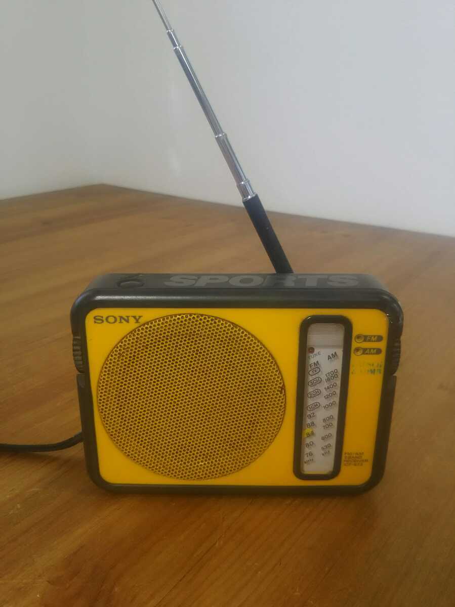 直売卸売り sony sports ICF-S73 ラジオ