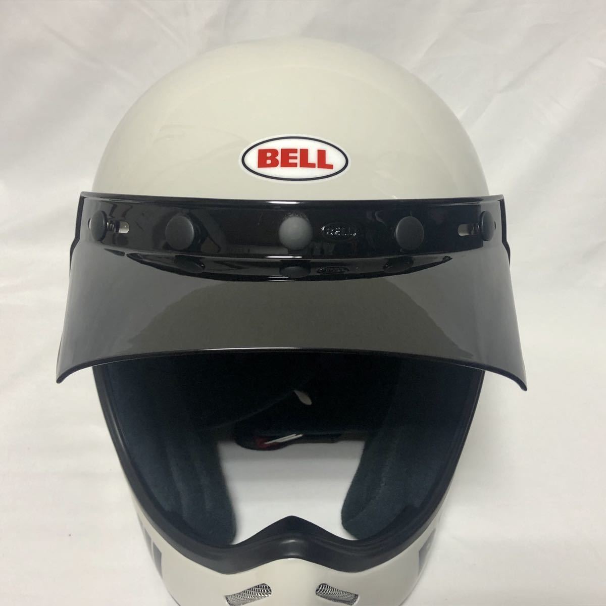 新品☆BELL Moto-3 ベル モト3 バイク ヘルメット フルフェイス 白/M