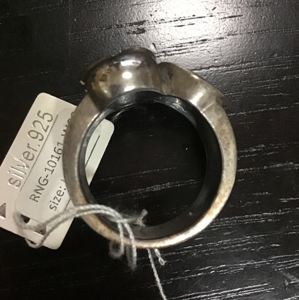 【激レア】パトリックコックス スカル ブルーストーン リング 袋付き 23号 ウエストコーストチョッパーズ SV925 スカルリング 23号 ☆ シルバー