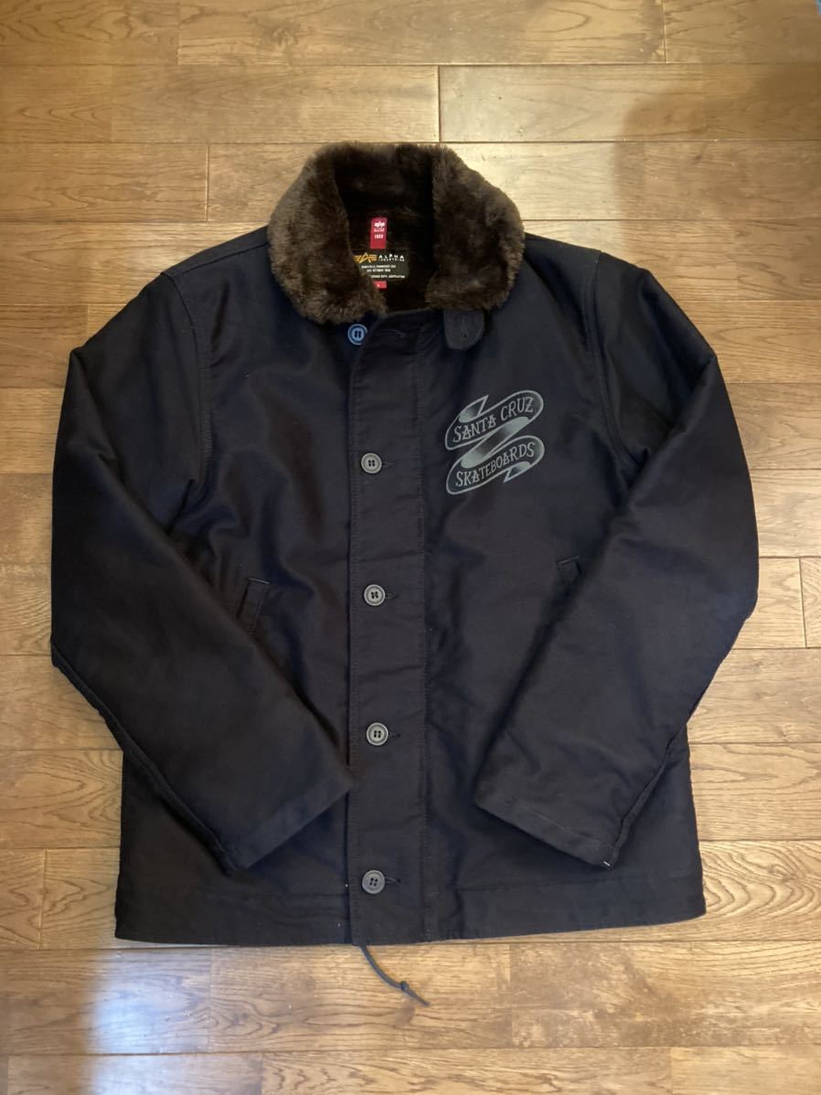 アルファボアジャケットalpha サンタクルーズSANTA CRUZ
