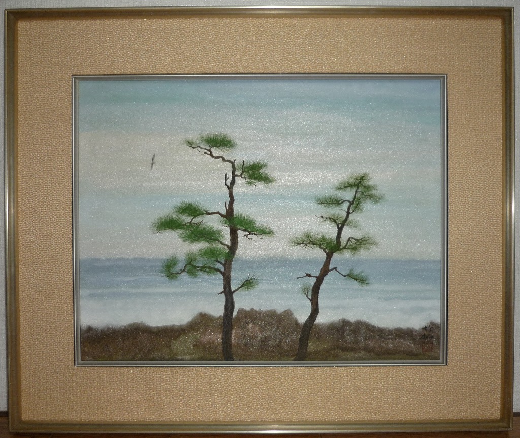 鈴木竹柏 :: 絵画買取・販売 シバヤマ F6号 鈴木竹柏「古都爛漫」日本画 芸