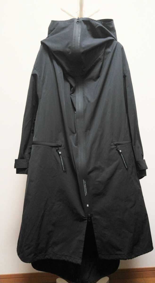 NILOS ニルズ 20SS ギャバジン ハイネック フード ジップ コート 
