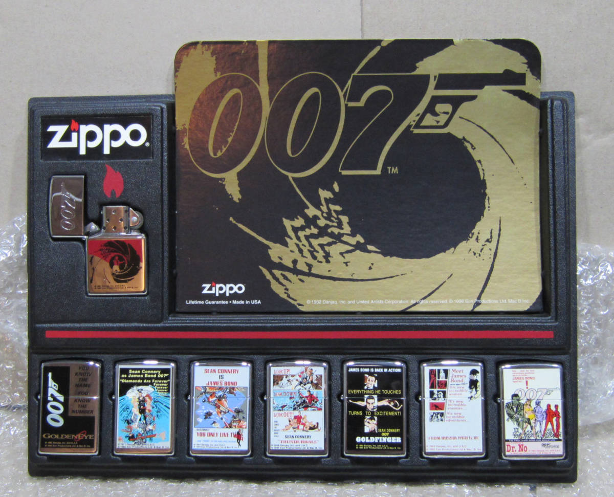 zippo 007 ライター8点セット zippo 007 ライター8点セット