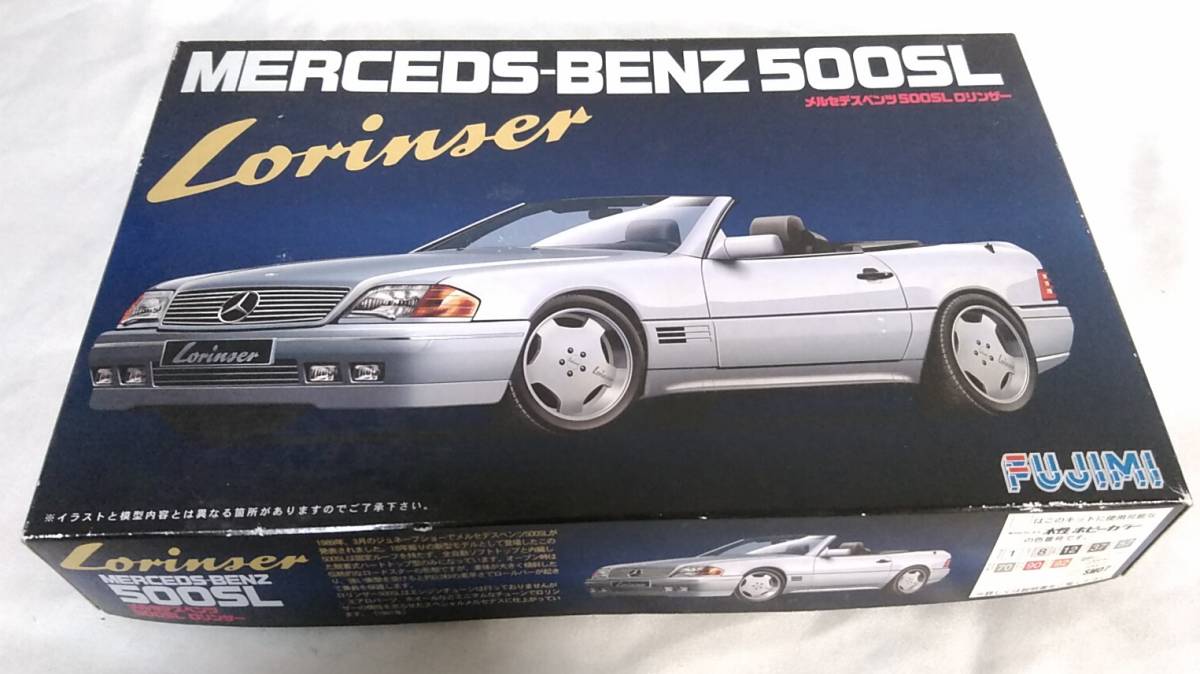 フジミ製 メルセデス ベンツ 500sl ロリンザー仕様 1 24スケールプラモデル 未組立 Mercedes Benz R129 メルセデス ベンツ 売買されたオークション情報 Yahooの商品情報をアーカイブ公開 オークファン Aucfan Com