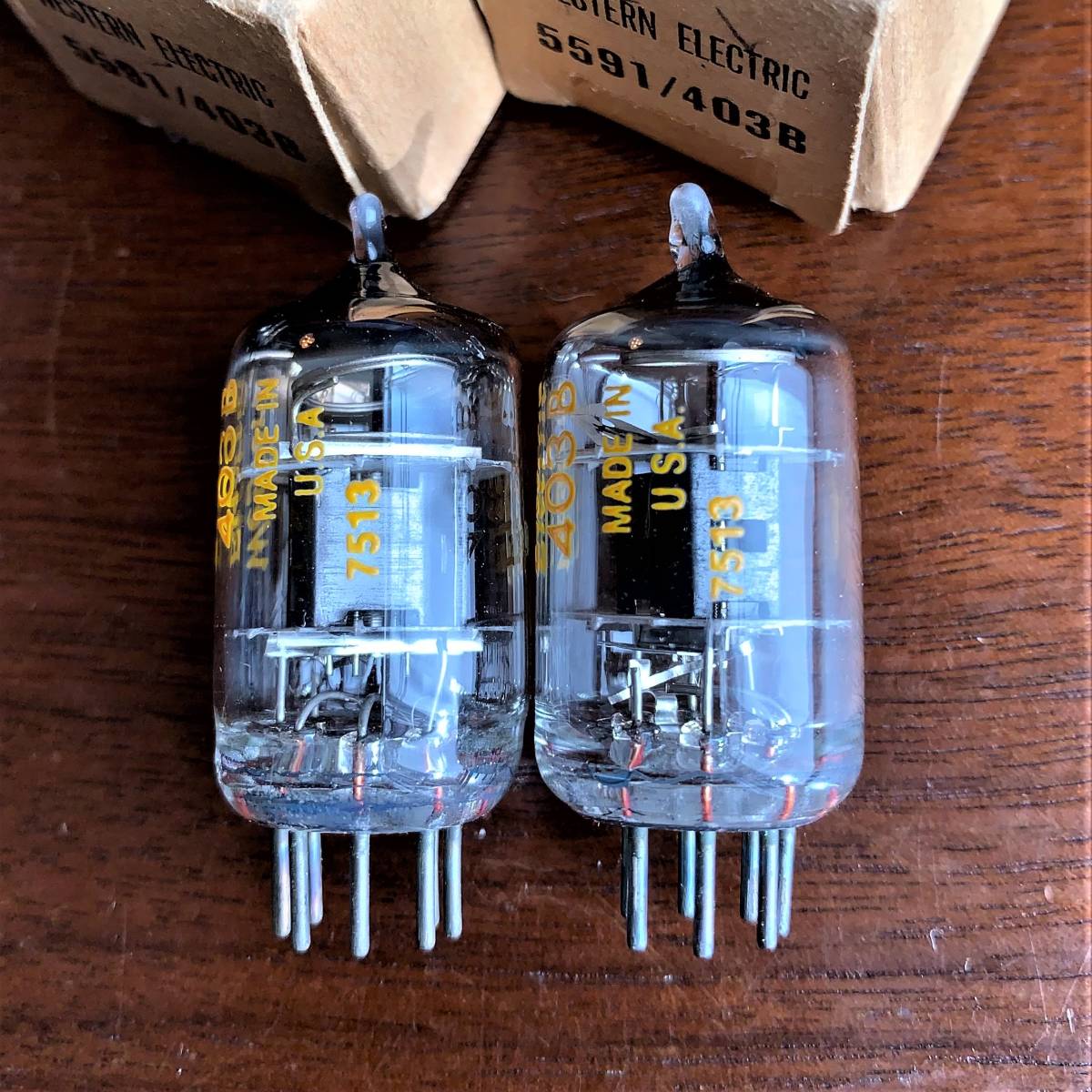 NOS】真空管 Western Electric WE403B (6AK5 403A 6J1P) 2本