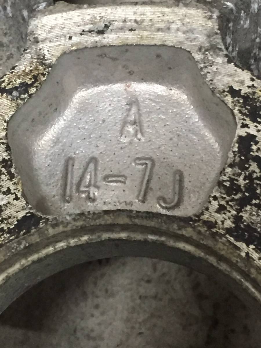 ワタナベ エイトスポーク 14インチ 7J Aタイプ オフセット+3 PCD114.3 4穴_2