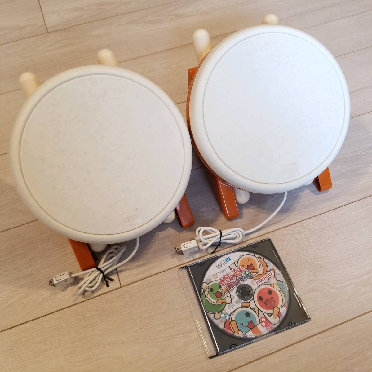G641 任天堂 Wii U 太鼓の達人 Wii U ばーじょん バージョン 専用コントローラー タタコン 2台 太鼓 バチ み Wii U専用ソフト 売買されたオークション情報 Yahooの商品情報をアーカイブ公開 オークファン Aucfan Com