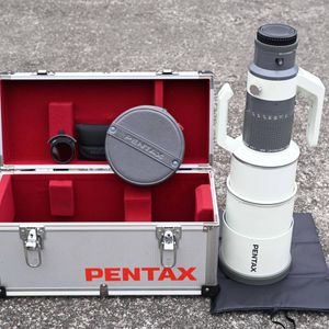 ペンタックスsmc PENTAX-A645 素晴らしく F5.6ED 600mm ケース付