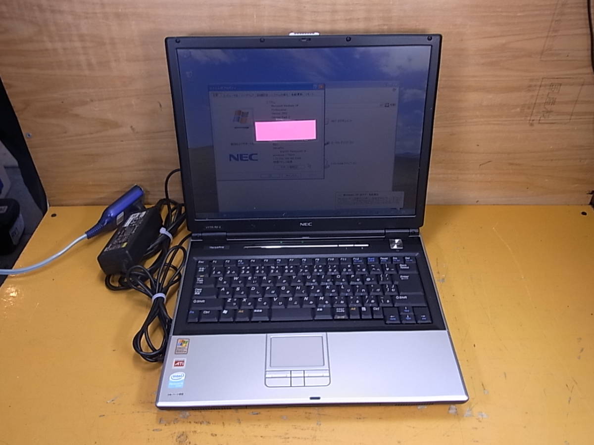  Ye/589 NEC 15型ノートパソコン VY17FR/RF-X PC-VY17FRF88FLX PentiumM 1.73GHz メモリ896MB HDD 71.2GB ジャンク(15インチ～)｜売買されたオークション情報、yahooの商品情報をアーカイブ公開 - オークファン NEC