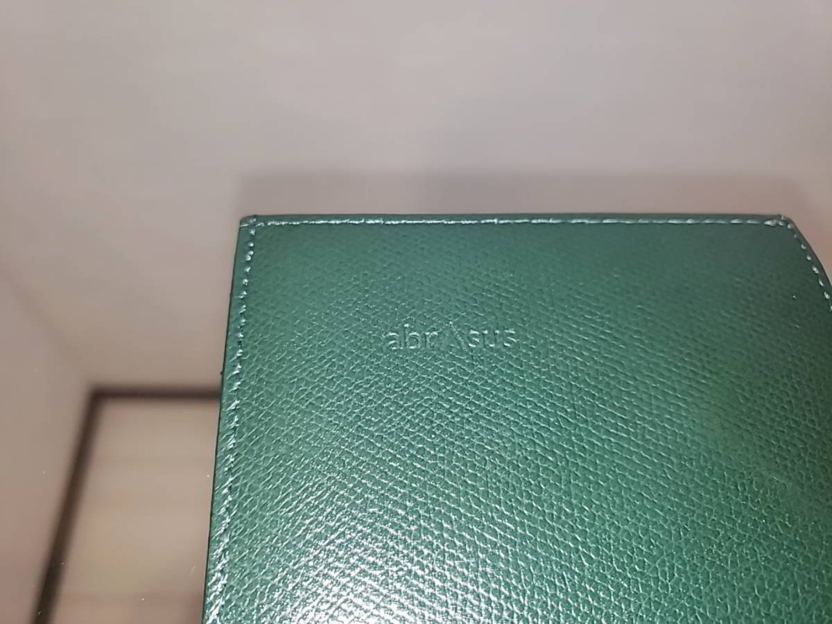 abrAsus(アブラサス) 薄い財布 ダークグリーン(男性用)｜売買された 